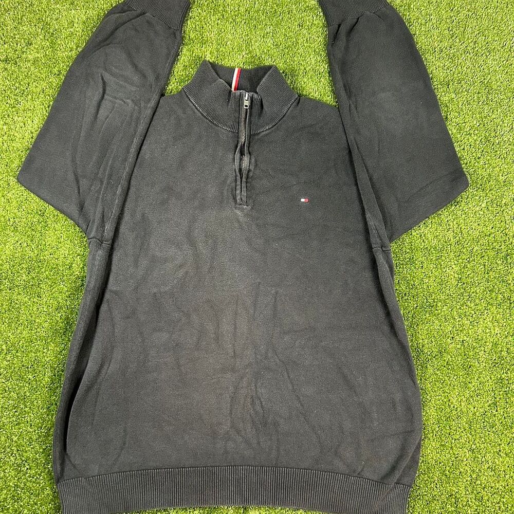 Tommy-hilfiger Men's Black and Navy Jumper